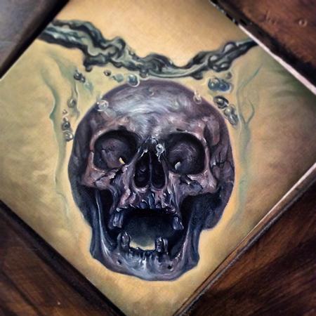 Art Galleries - skull temperance, oil paint, Antonio Proietti - 112434