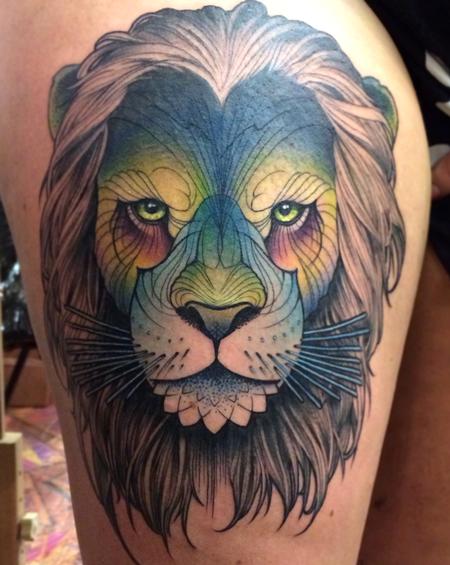 tattoos/ - Lion head - 114449