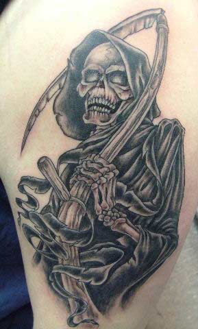Looking for unique Scott Burleson Tattoos The Reaper