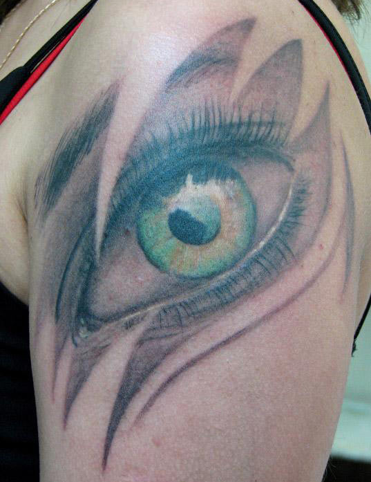 eye tattooing. Sergey Rikhter - Eye Tattoo