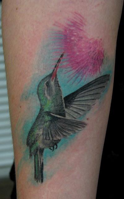 Sergey Rikhter Hummingbird Tattoo
