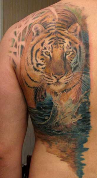 Sergey Rikhter Tiger Tattoo