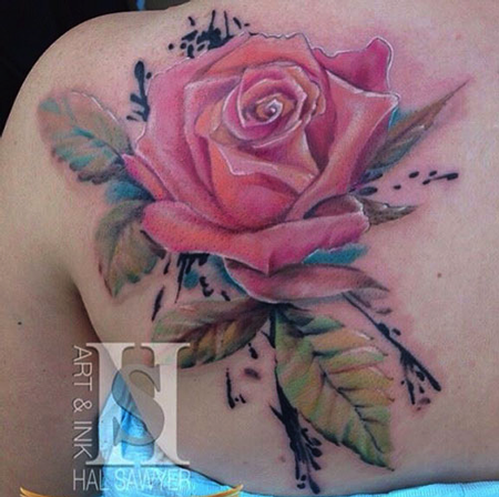  Roses And Compass Tattoo Cover Up Tattoo Pictures to pin on Pinterest