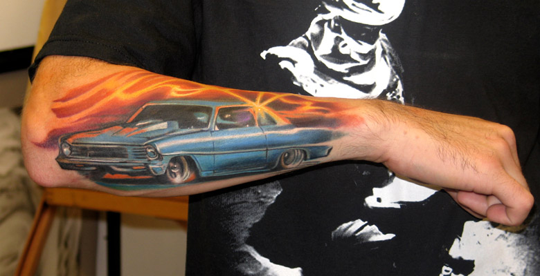 Comments Muscle Car Keyword Galleries Color Tattoos Realistic Tattoos 