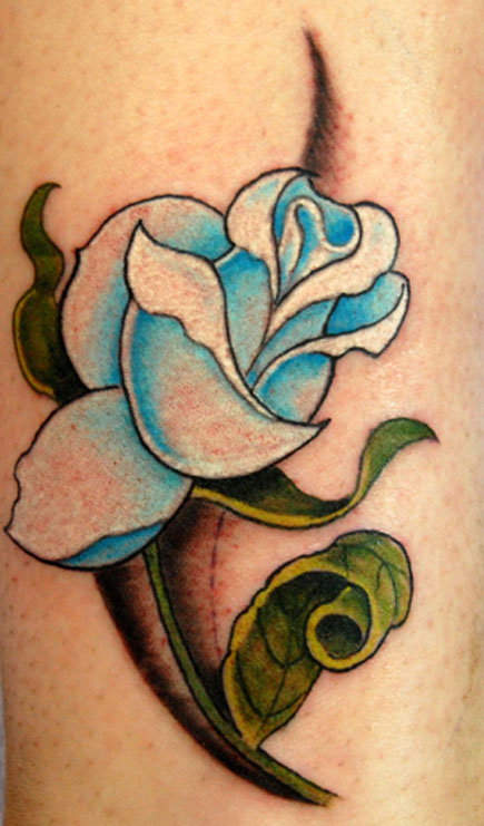 Black rose tattoos are popular with prison inmates in some places.