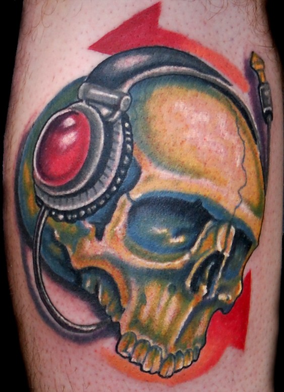 Keyword Galleries Color Tattoos New School Tattoos Skull Tattoos 