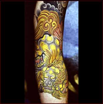 Tattoos - Troy Denning - Foo Dog · click to view large image