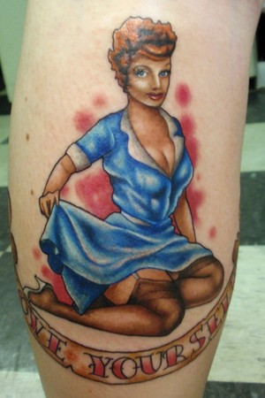 i love lucy pictures in color. I love lucy pin up tattoo