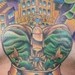 Tattoos - Chest with skyline - 34902