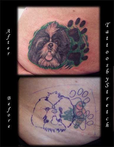 Nature Animal Dog Tattoos