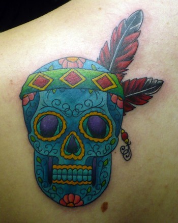 < previous | next > Looking for unique Tattoos? Mexican American Sugar Skull