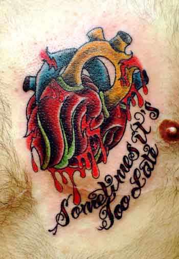Looking for unique Traditional Old School tattoos Tattoos Bleedin' Heart