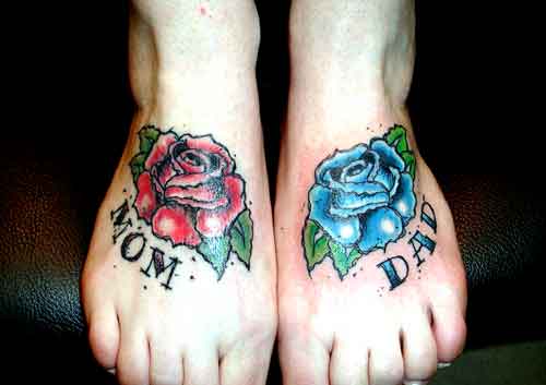 Looking for unique Traditional Old School tattoos Tattoos Mom and Dad Roses