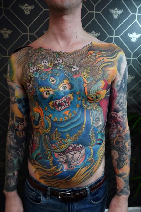 Misc - Mahakala Torso Tattoo Finished