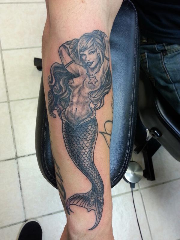Altered Images : Tattoos : Fantasy Mermaid : Mermaid