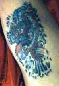 Really bad tattoo Tattoo Galleries: Dragon w/ water
 design