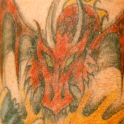 Really bad tattoo Tattoo Galleries: Dragon design