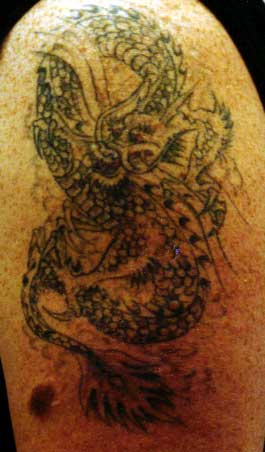 Really bad tattoo Tattoo Galleries: Japanese Dragon design