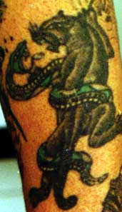 Bad Tattoos Tattoo Galleries: Panther and snake design