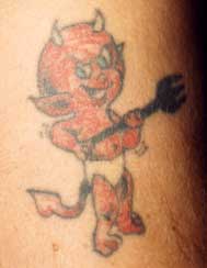 Bad Tattoos Tattoo Galleries: lil devil
 design