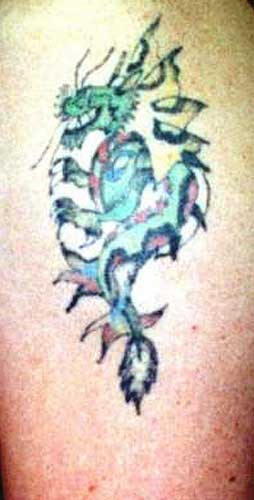 Wildlife Designs Tattoo Galleries: Dragon
 design