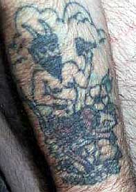 Bad Tattoos Tattoo Galleries: Goatman design