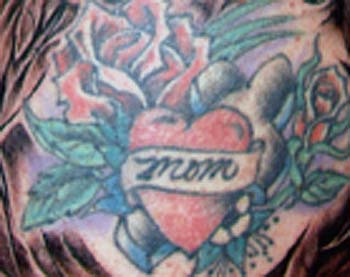 Bad Tattoos Tattoo Galleries: Mom Heart design