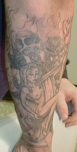 Bad Tattoos Sick Sleeve Large Image Leave Comment sick tattoos Tattoo