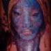 Really bad tattoo Tattoo Galleries: Blue face design