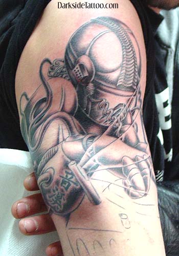 In Progress - Disc Jockey Tattoo