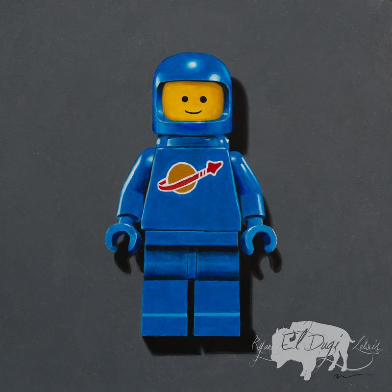 Lego 2024 blue astronaut