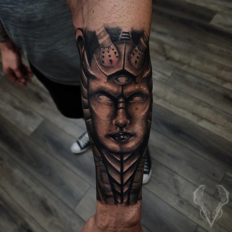 Forbidden Images Tattoo Art Studio : Tattoos : Realistic : ''Mother” Alien  Queen