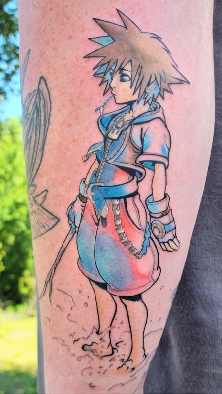 Forbidden Images Tattoo Art Studio : Tattoos : Family : Video Game -  Kingdom Hearts - Sora
