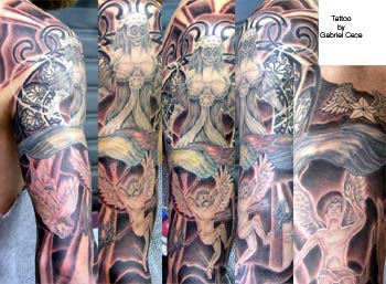 Angels Sleeve Tattoo