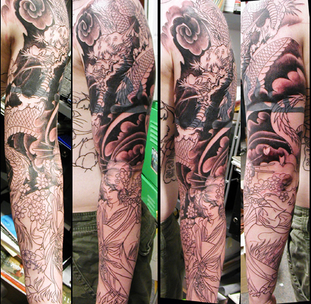 Joe Capobianco - Dragon Cover up