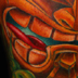 Tattoos - Tiki God and Hibiscus Flowers - 34834