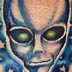 Tattoos - Alien Head - 3141