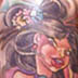 Tattoos - Girly Dragon, and Geisha, full - 4648