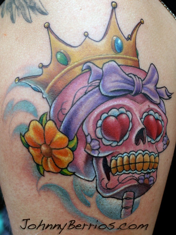 Keyword Galleries Color Tattoos New School Tattoos Flower Tattoos Skull
