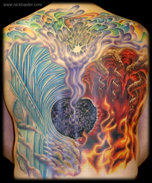 Nick Baxter Tattoos Original Art Gerry S Heaven And Hell
