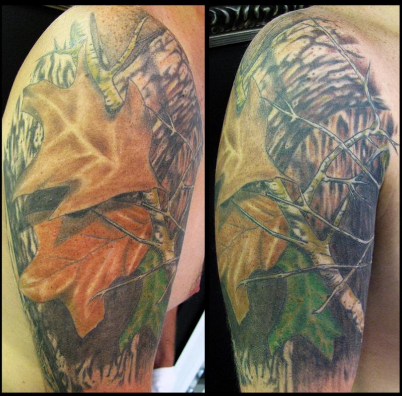 Outlaw Tattoo : Tattoos : Custom : mossy oak