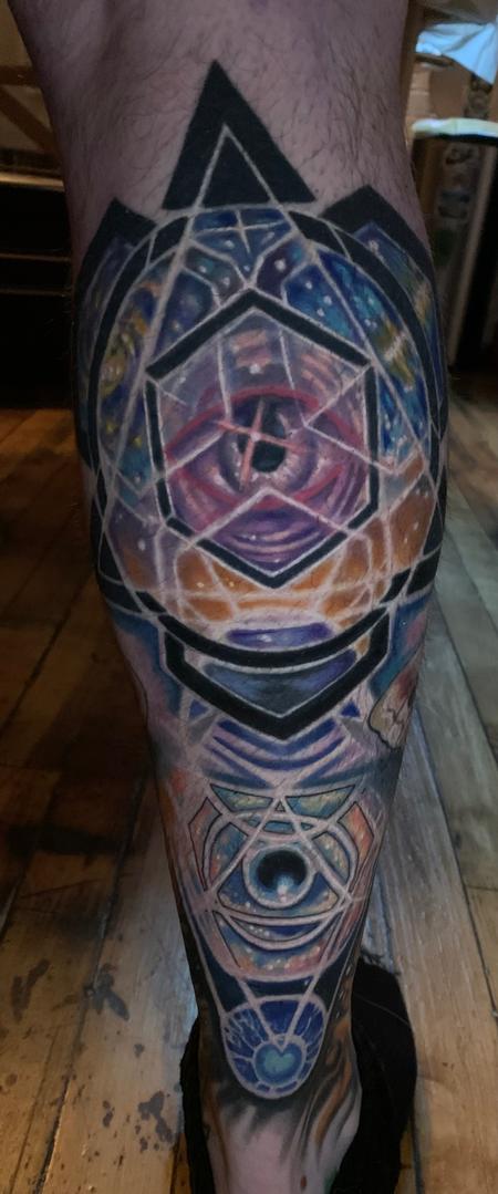 tattoos/ - Geometric outerspace tattoo - 145945