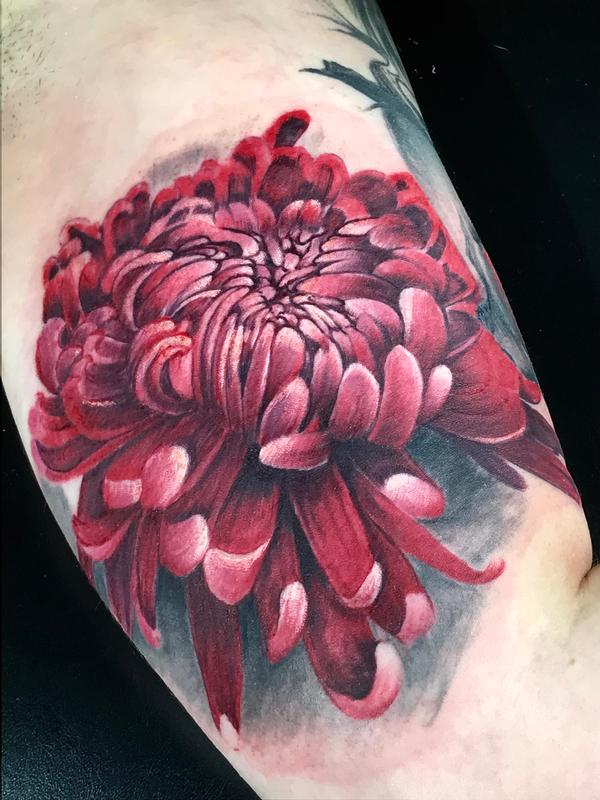 Chrysanthemum By Steve Phipps Tattoos