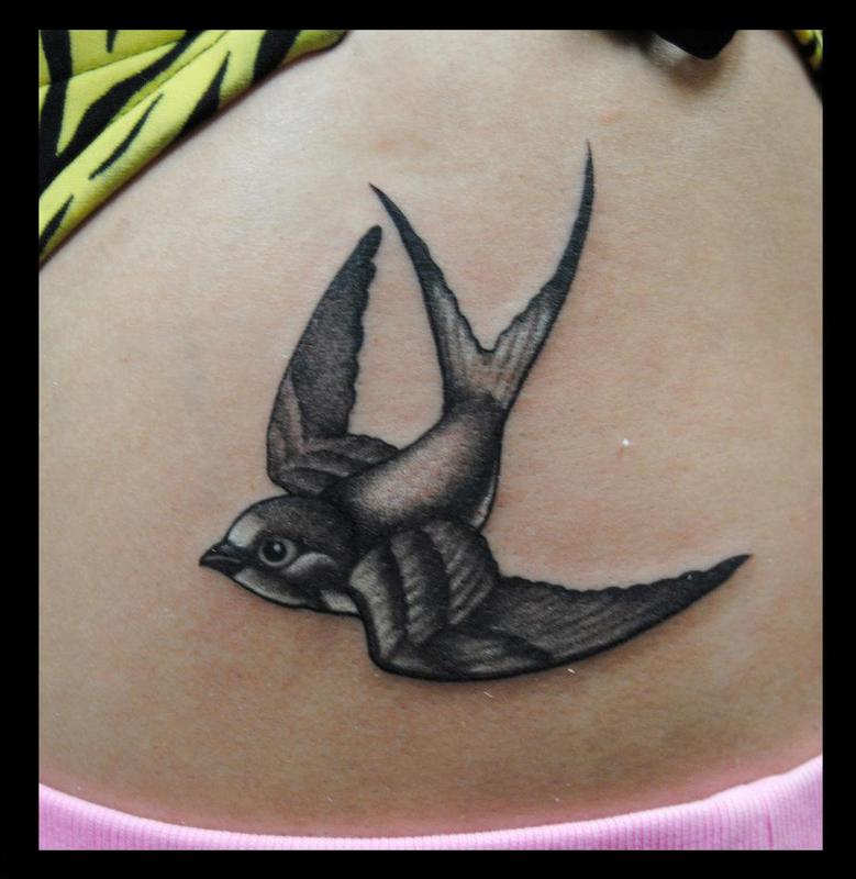 PowerLine Tattoo : Tattoos : Shane Baker : B+G Swallow