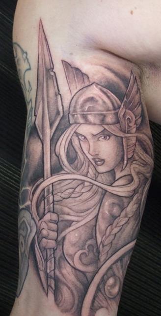 norse mythology valkyrie tattoo