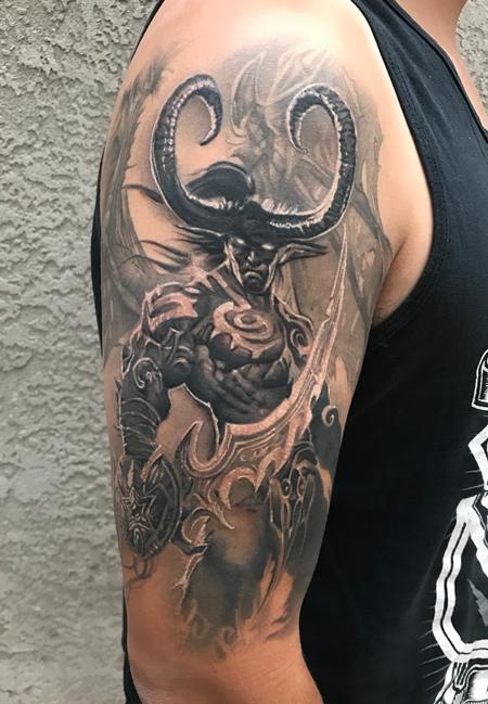 tattoos/ - world of warcraft - Illidan - 129711