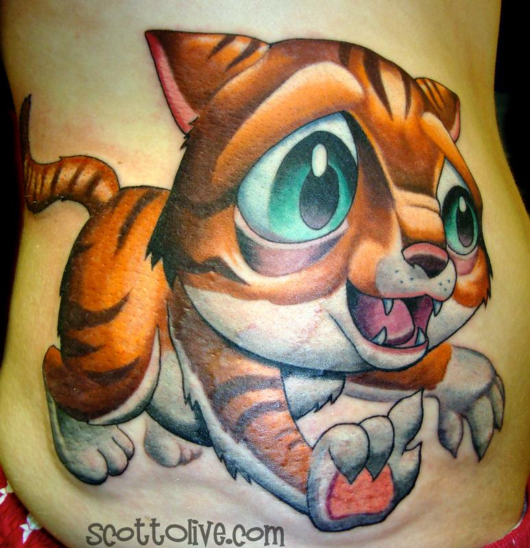 Chester the Cat by Scott Olive : Tattoos