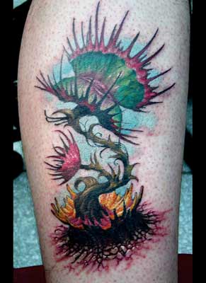 Looking for unique Tom Strom Tattoos?  venus flytrap tattoo