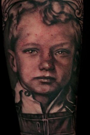 Looking for unique Tattoos? Black & Grey Portrait