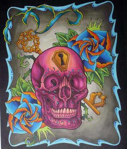 Looking for unique Stretch Art Galleries? Sugar Skull
